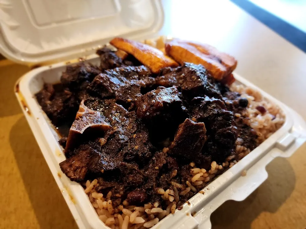 Oxtail and Cabbage and Peas and Rice